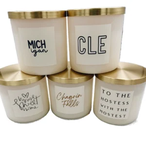 Home furbish & fire candle co. candle gift hamper